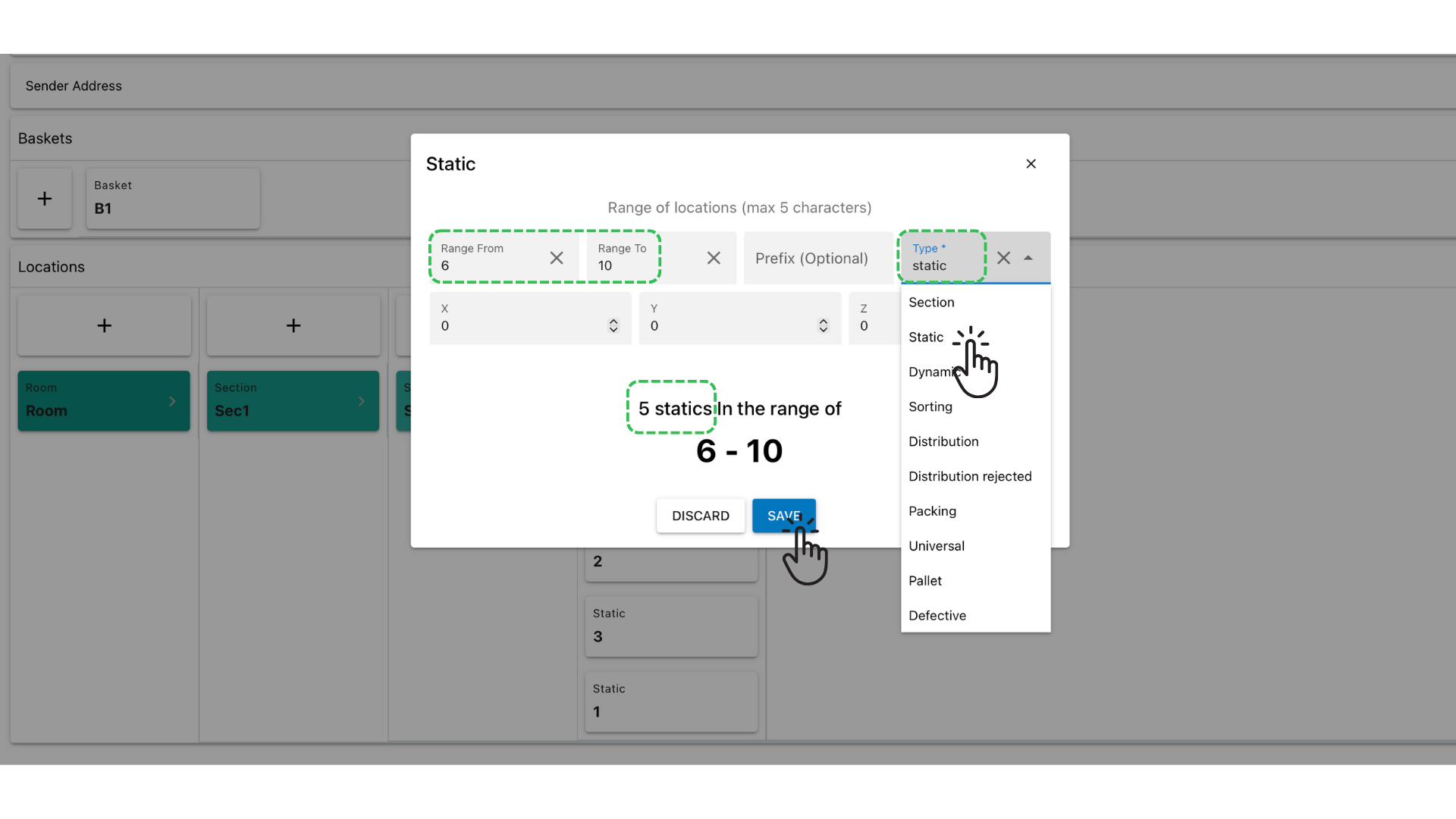 How to create storage locations in Octava Octava WMS Warehouse Management System Octava WMS