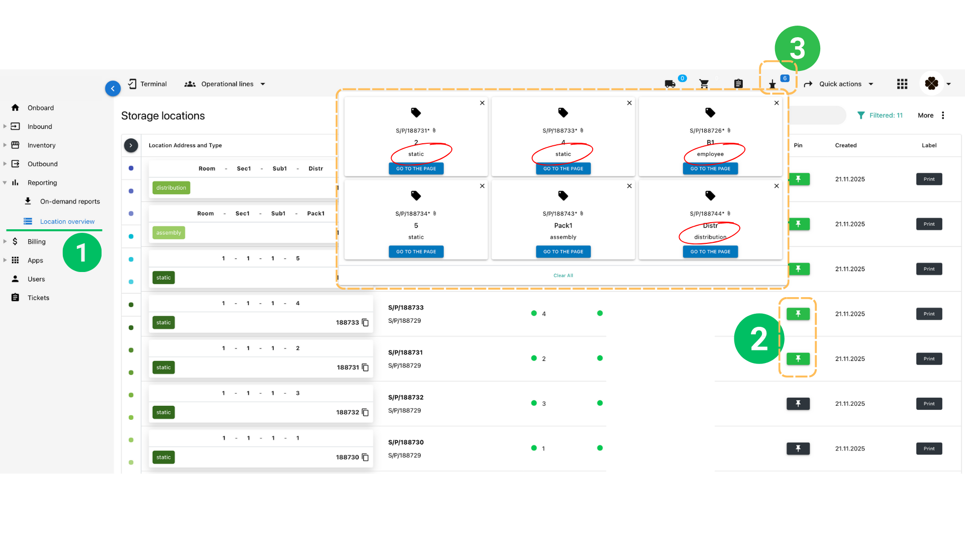 How to create storage locations in Octava Octava WMS Warehouse Management System Octava WMS
