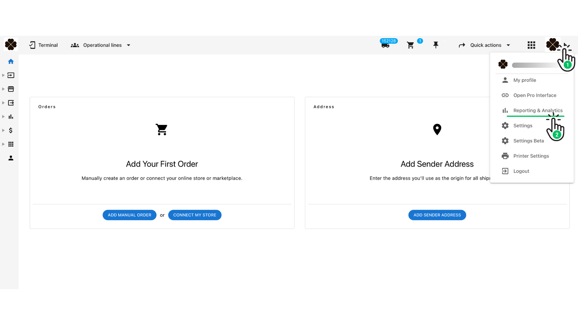 Daily storage by location report Octava WMS Warehouse Management System Octava WMS