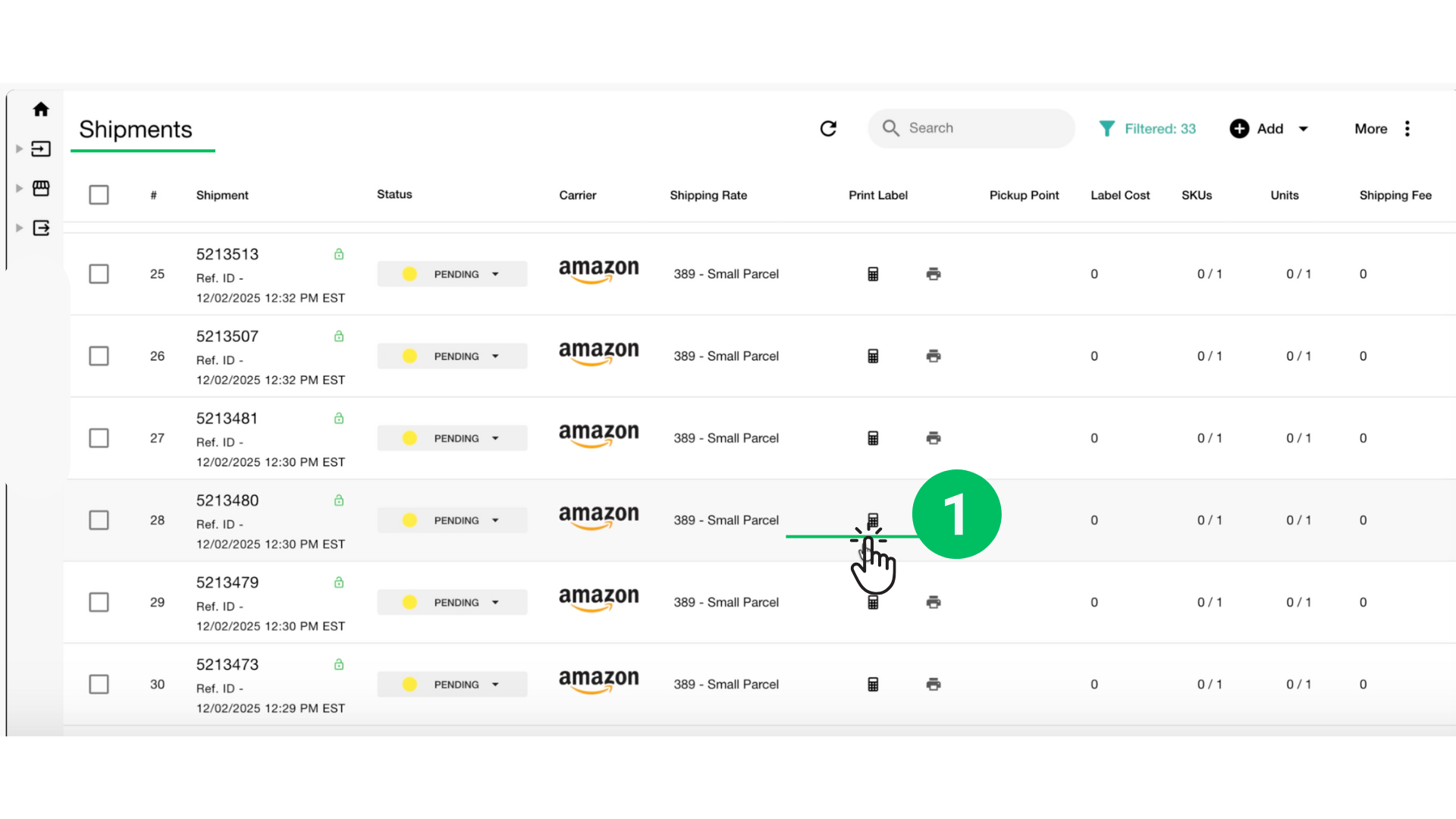How to Change Carrier Rates and Generate Shipping Labels in Bulk Octava WMS Warehouse Management System Octava WMS