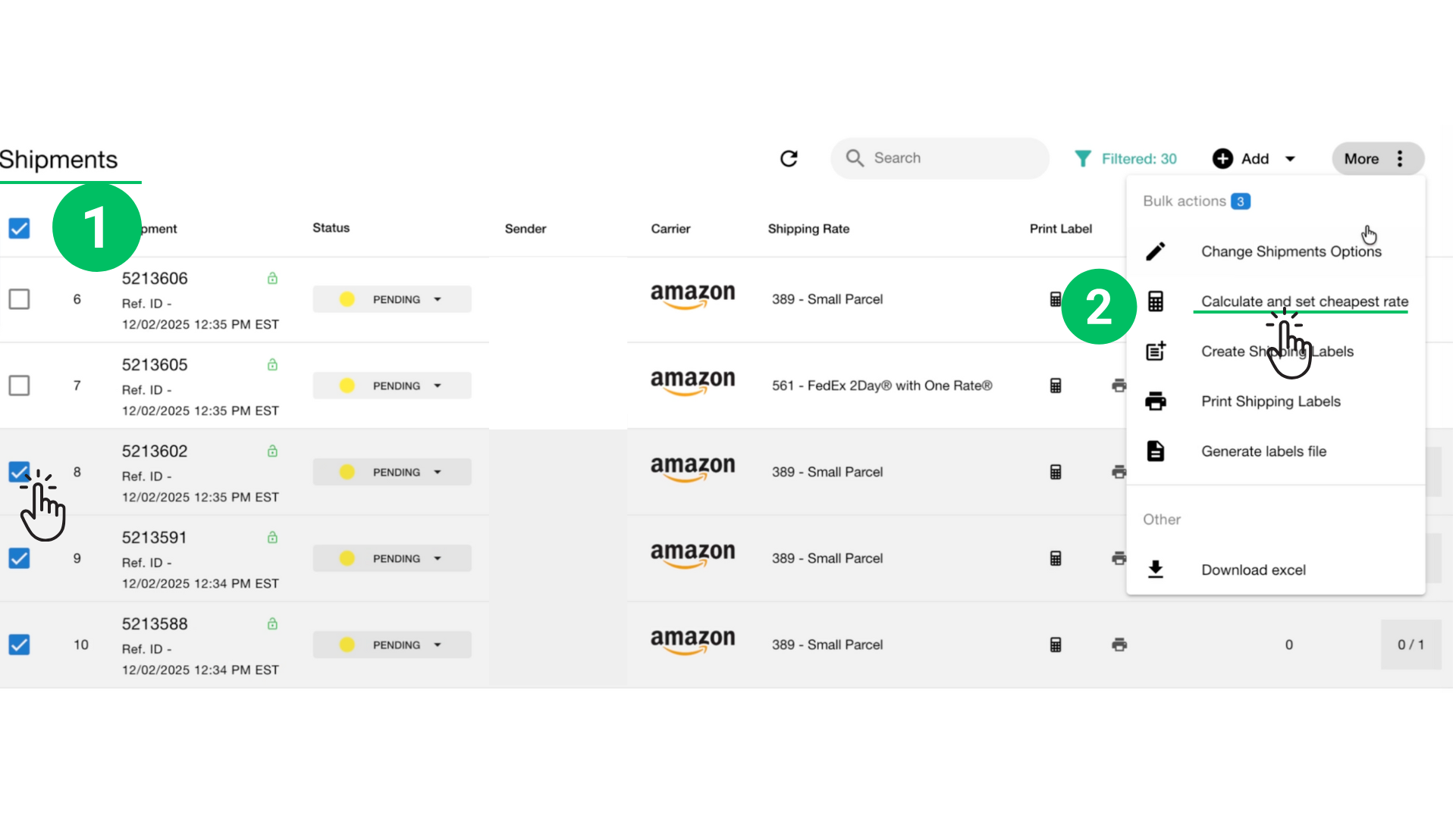 Set a Price Threshold and Automatically Apply the Cheapest Shipping Rate Octava WMS Warehouse Management System Octava WMS