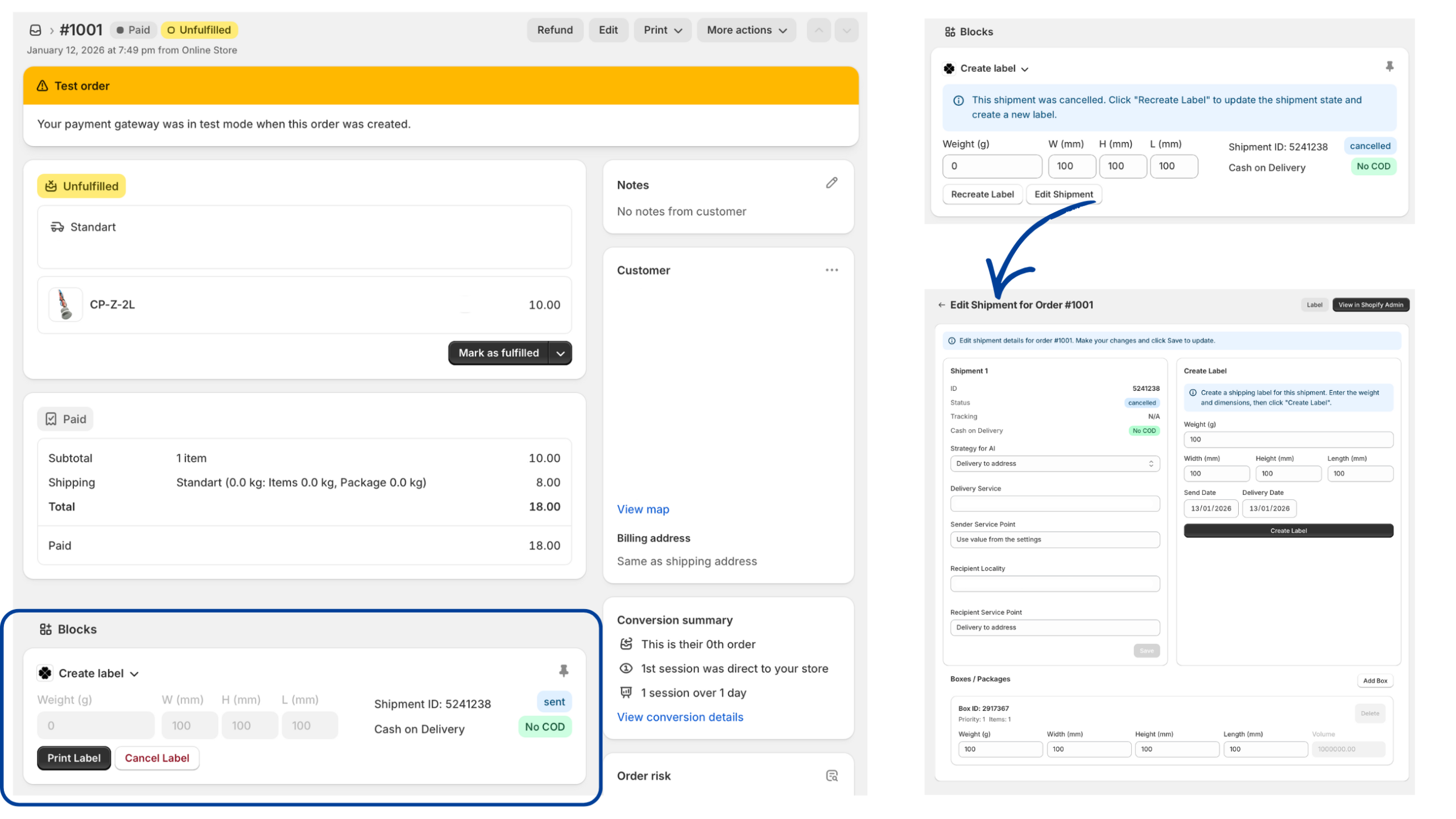 Octava Shipping App shopify